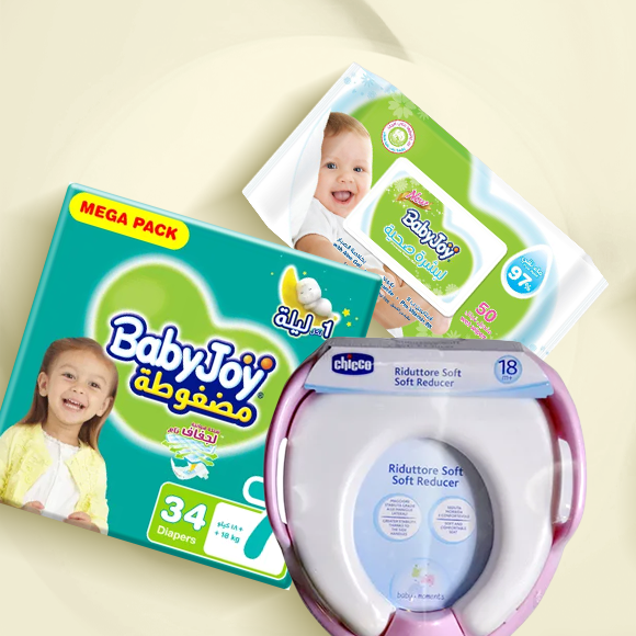 الحفاضات و مناديل التنظيف