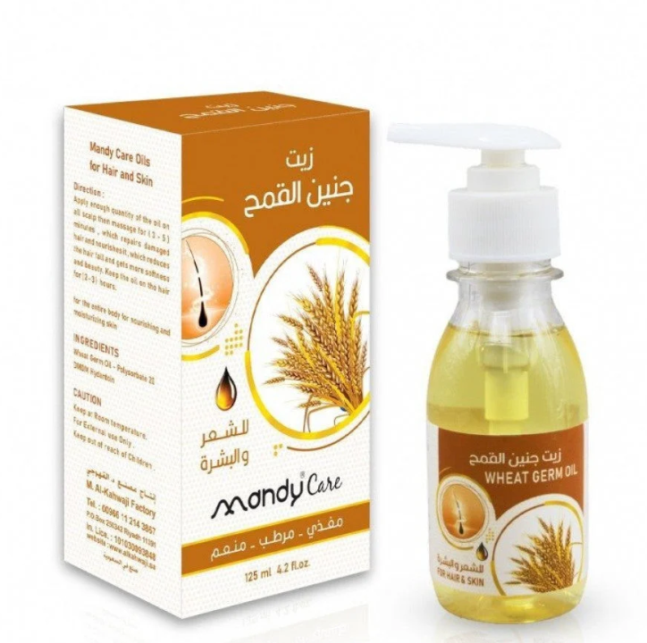 MANDY CARE WHEAT GERM HAIR & BODY OIL 125 ML