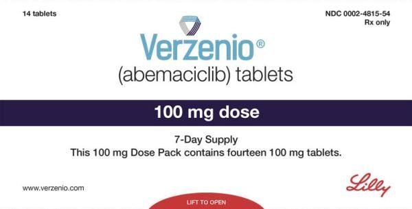 VERZENIO 100 MG 14 TABLETSLETS