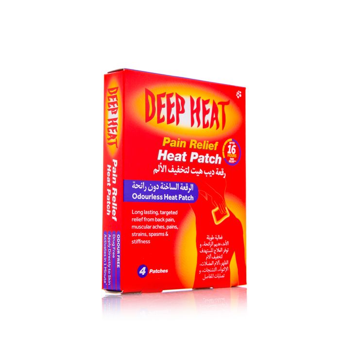 DEEP HEAT PATCHES 4 PIECES