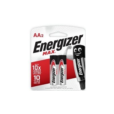 ENERGIZER MAX AA BATTERY PACK 2 PIECES