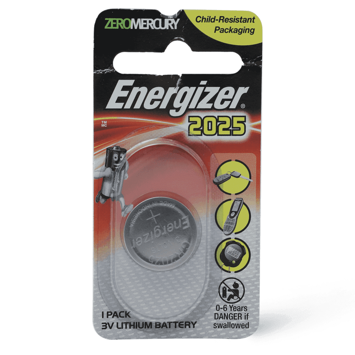 ENERGIZER ECR2025 BATTERY PACK 1 PIECE