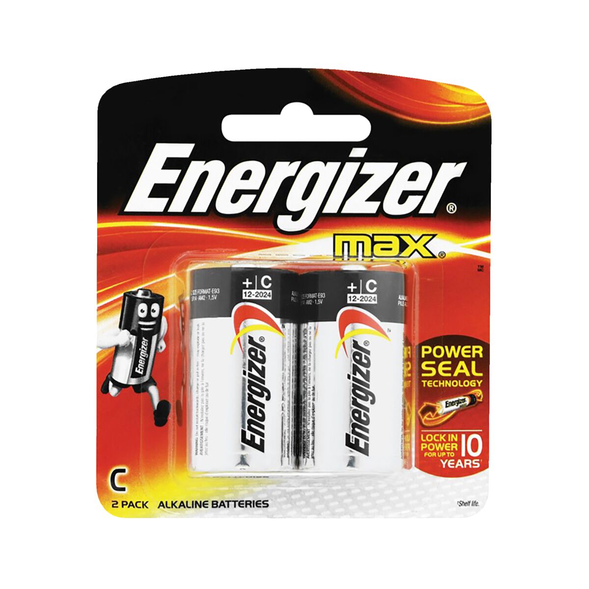 ENERGIZER MAX C BATTERY 2 PIECES