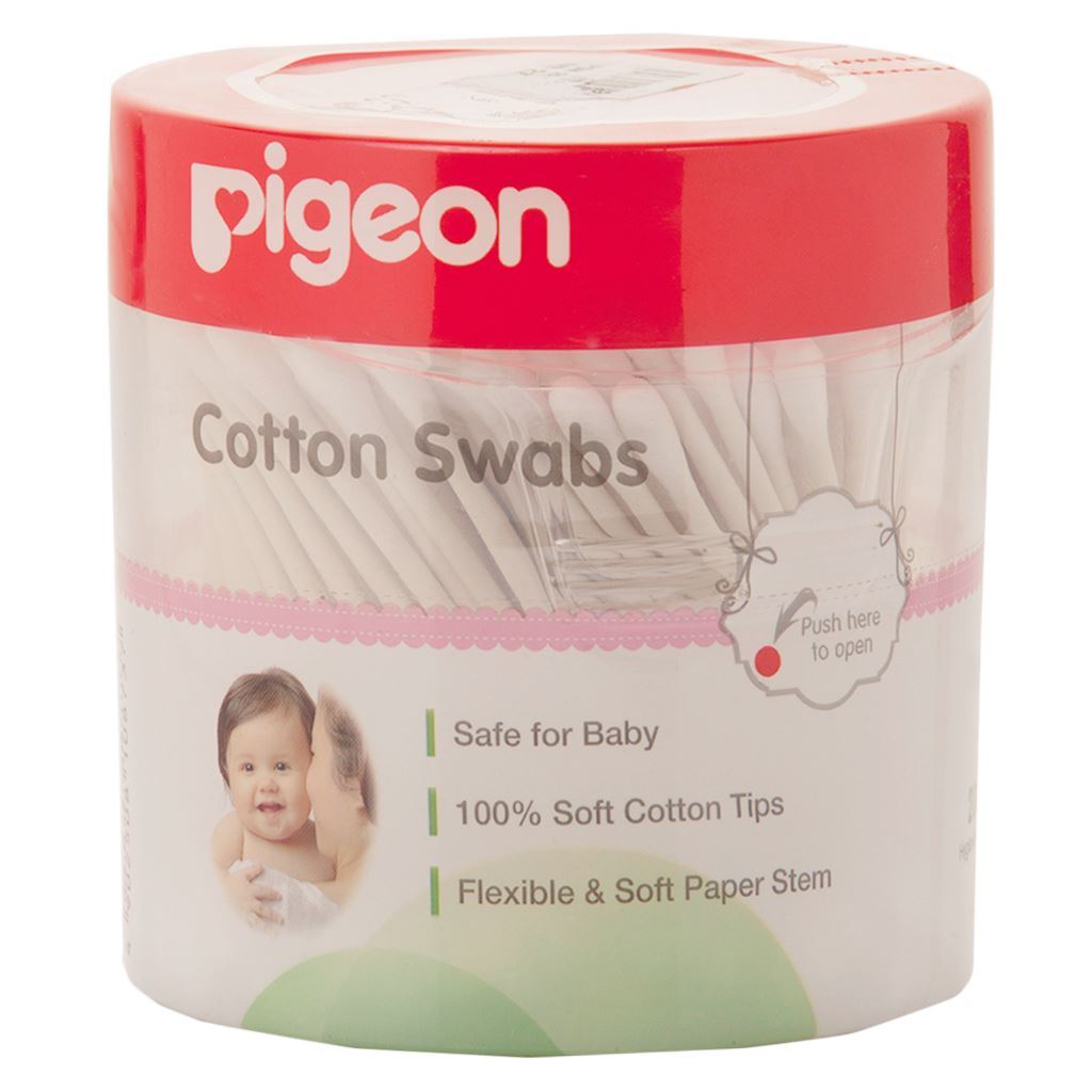 PIGEON COTTON SWABS 200 PIECES