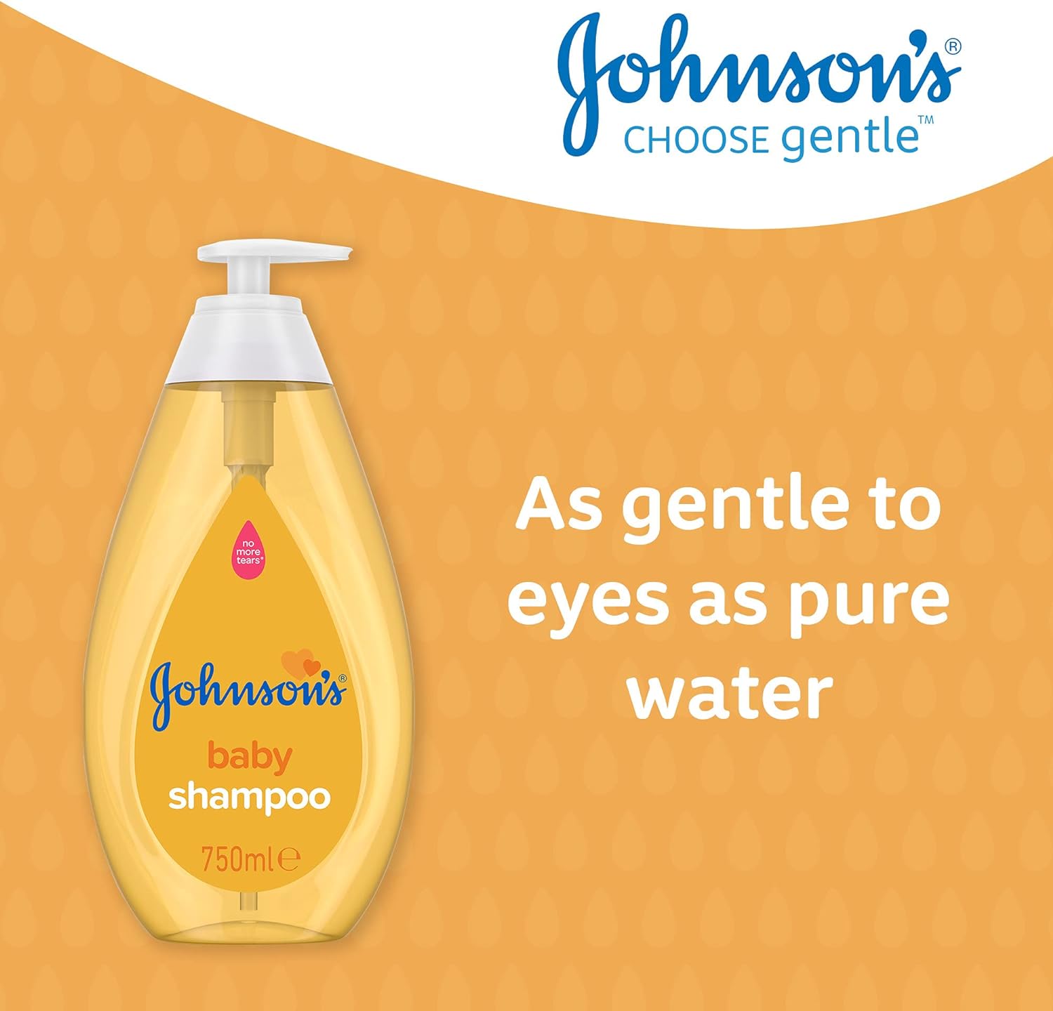 JOHNSONS BABY SHMPOO 750 ML (OFFER 200ML FREE)