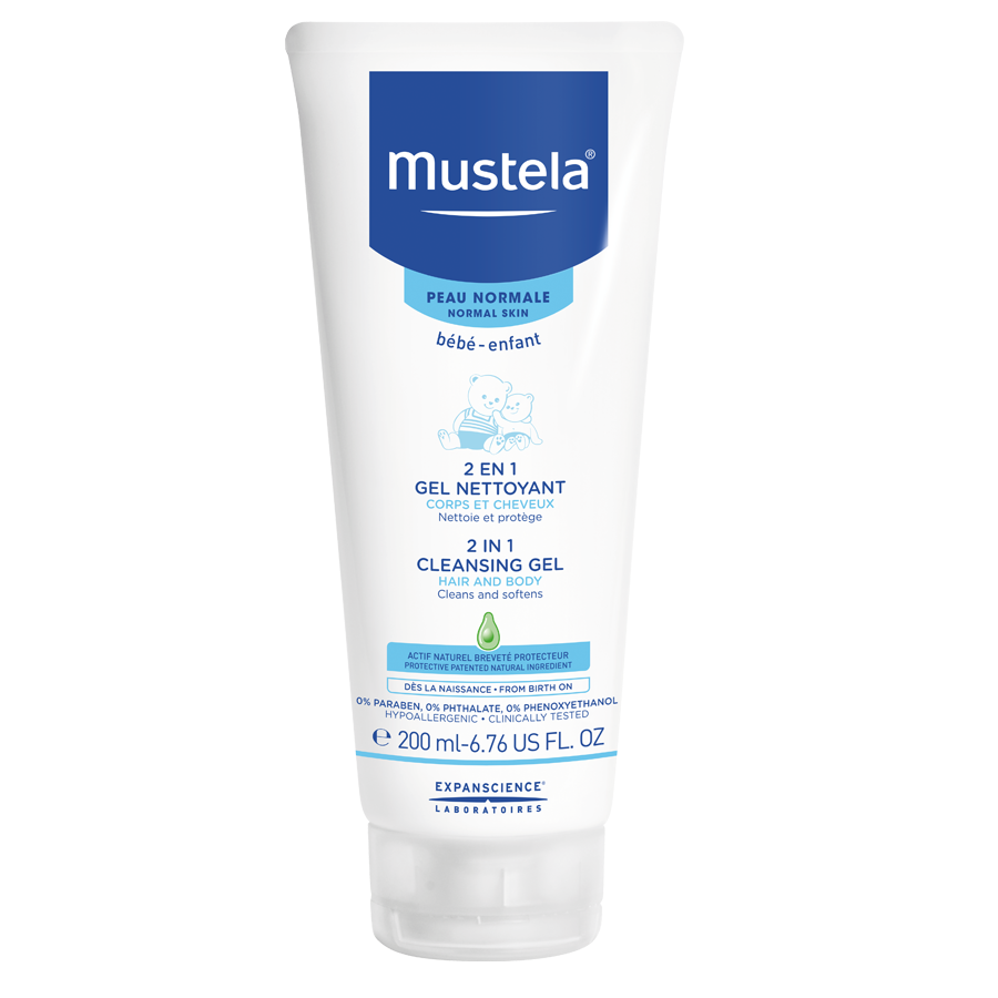MUSTELA 2 IN 1 HAIR AND BODY WASH