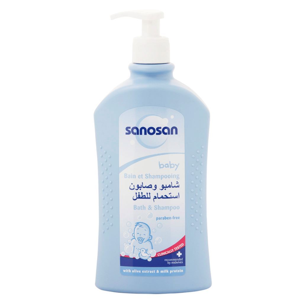 SANOSAN BATH AND SHAMPOO 500 ML