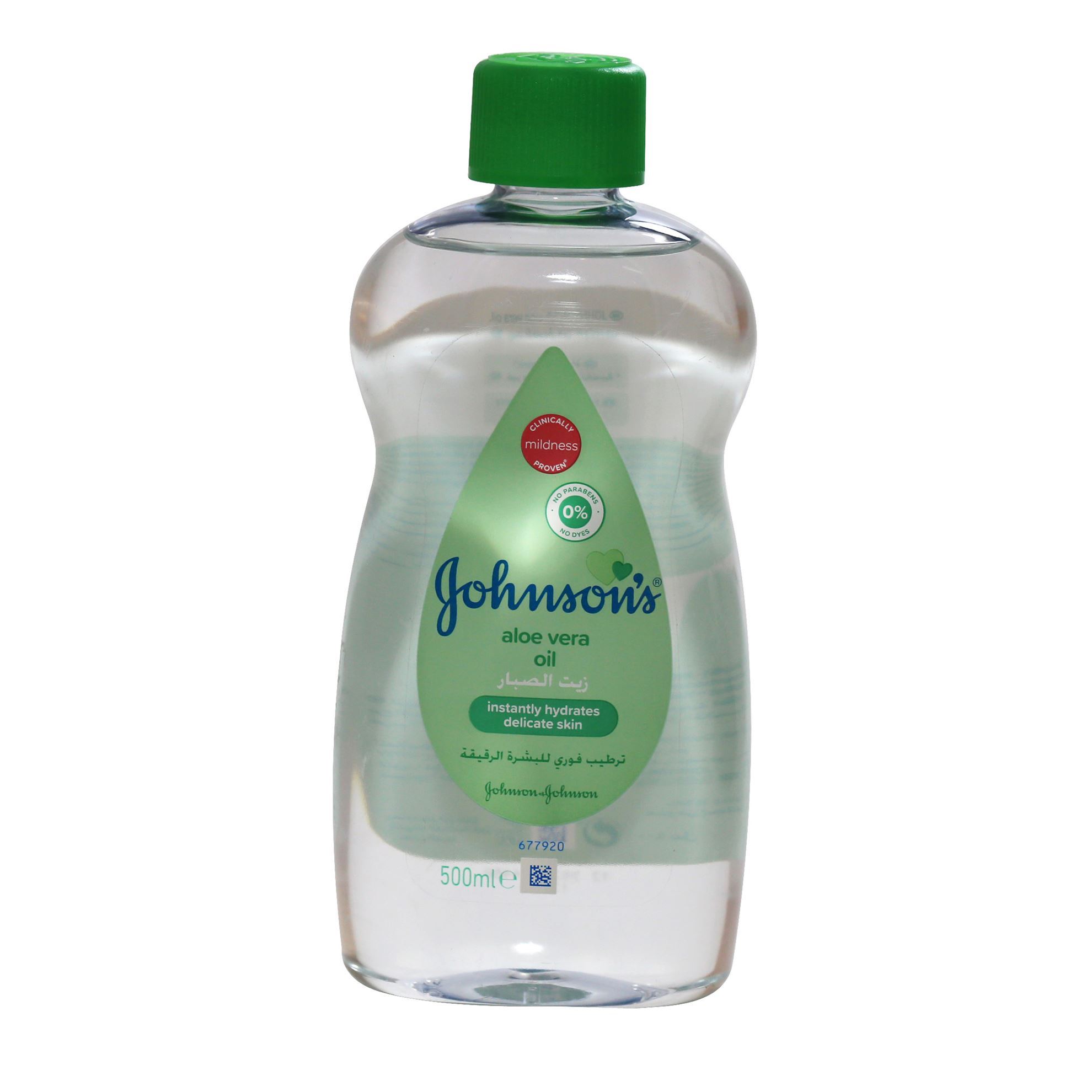 JOHNSON AND JOHNSON BABY ALOE VERA OIL 500 ML