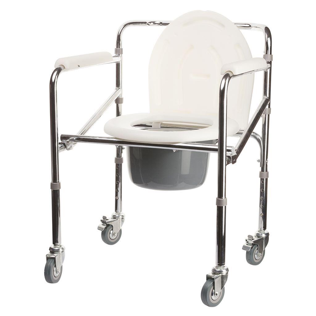 Commode chair online with wheels