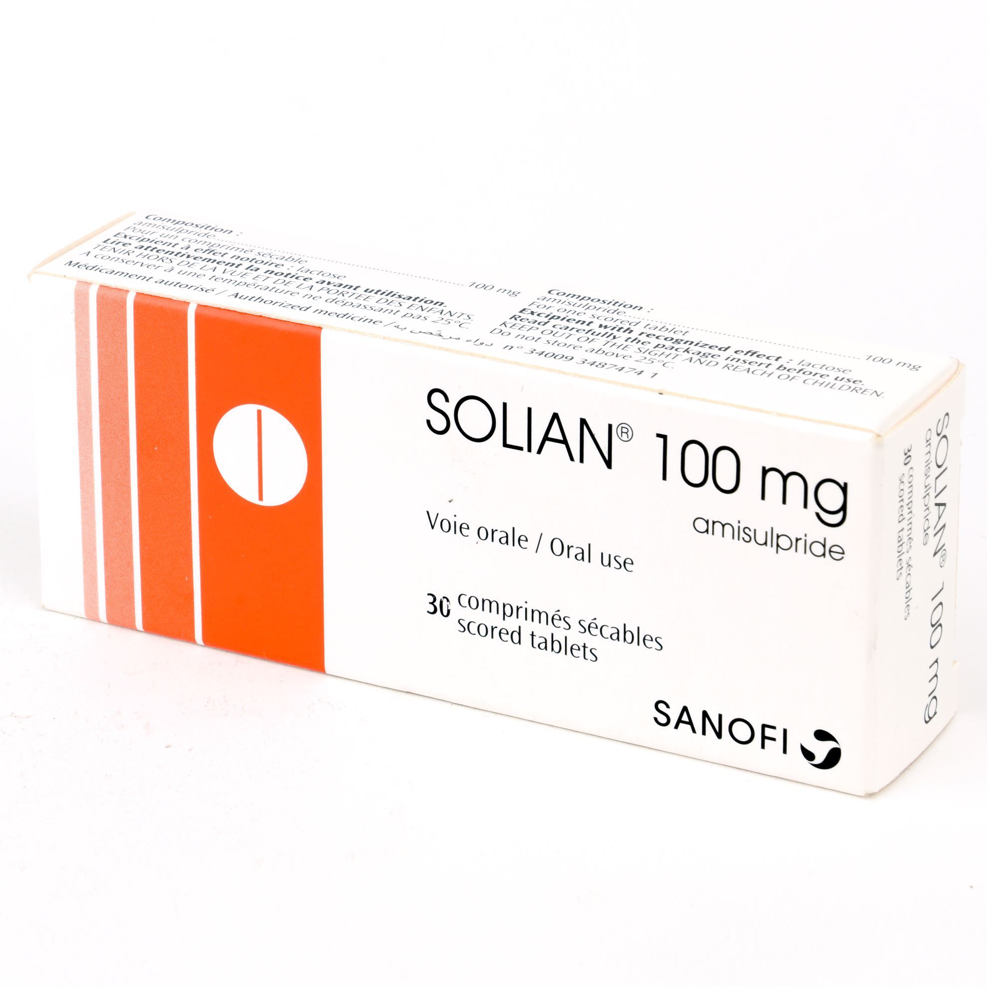 SOLIAN 100 MG 30 TABLETS | Dr. Sulaiman Al Habib Pharmacy