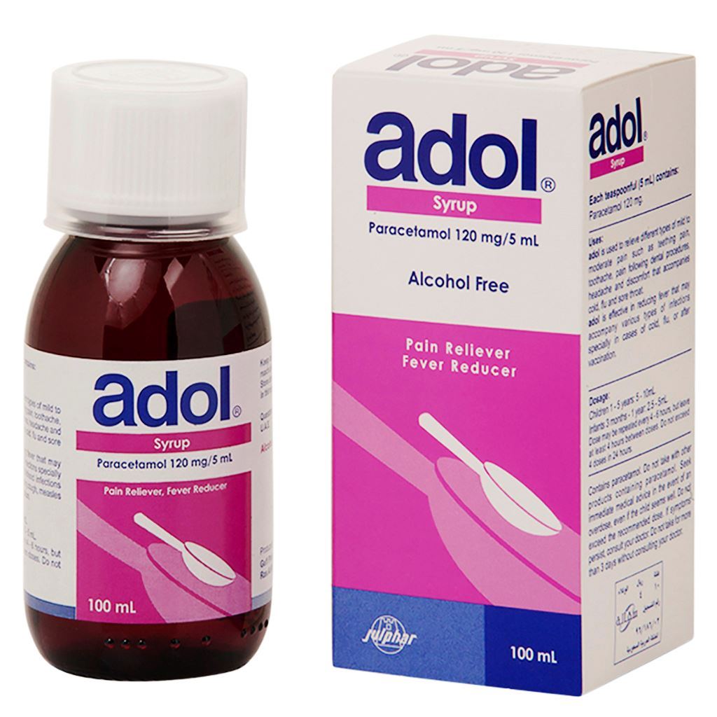 ADOL 120 MG / 5 ML SYRUP 100 ML