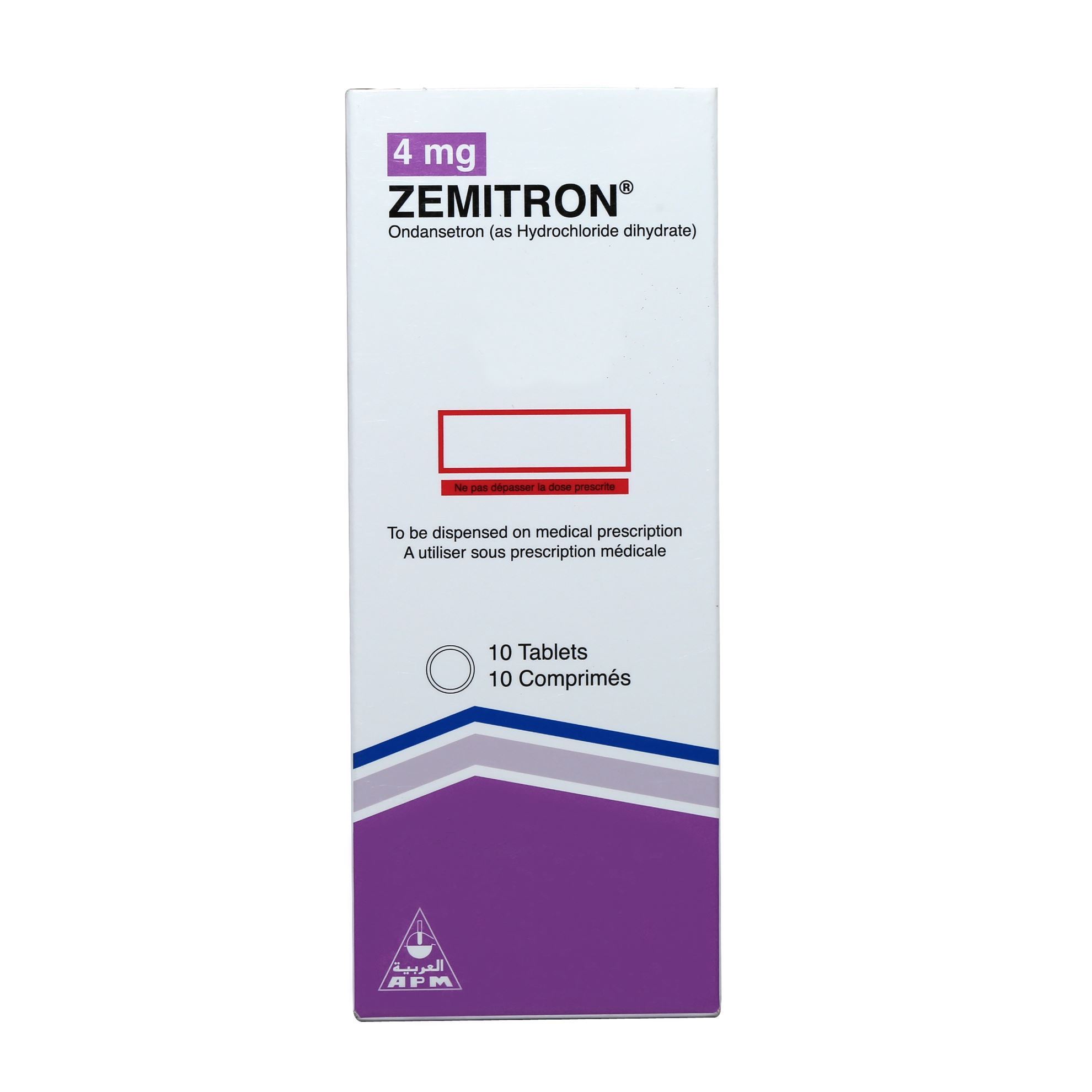 ZEMITRON 4 MG 10 TABLETS Dr. Sulaiman Al Habib Pharmacy