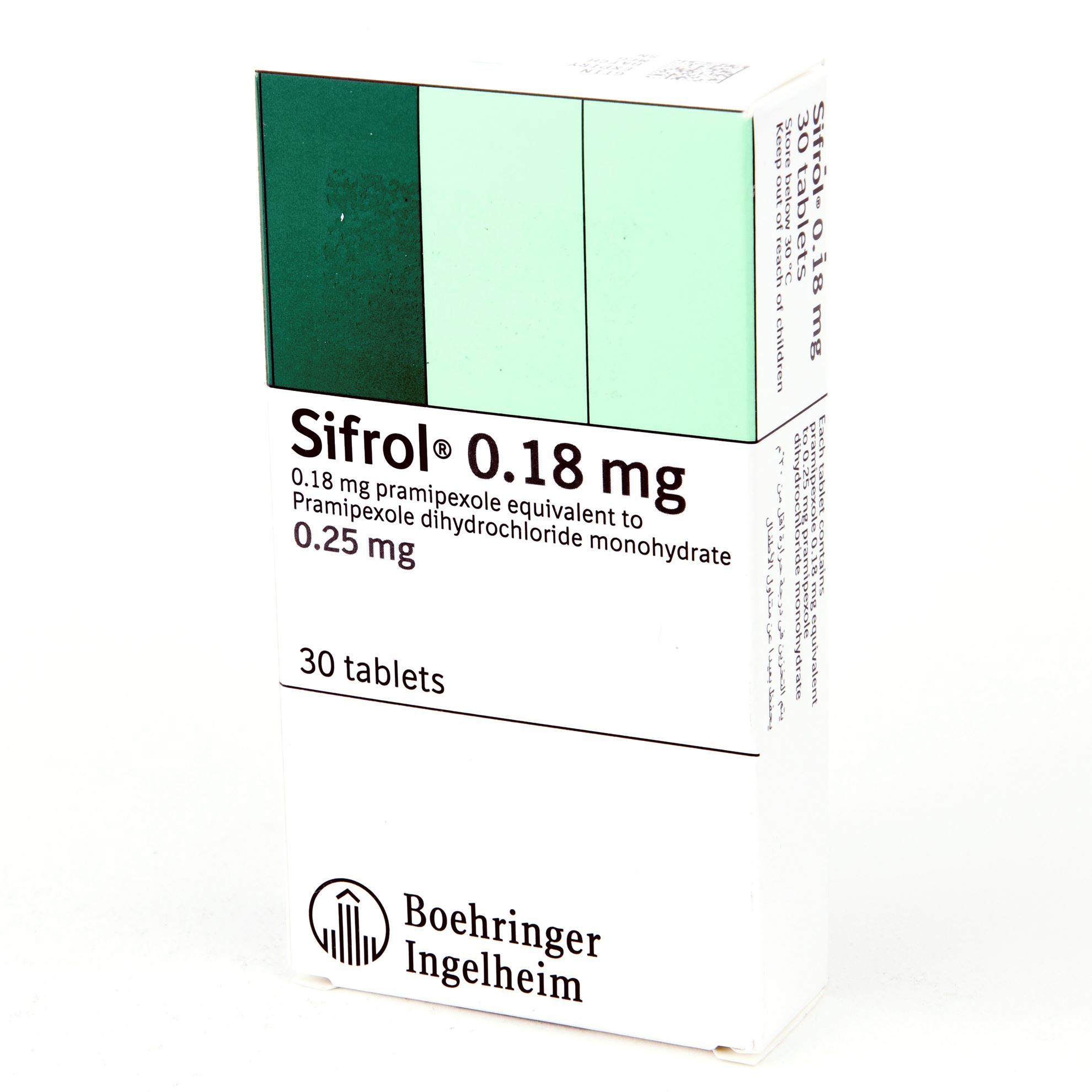 SIFROL 0.18 MG 30 TABLETS | Dr. Sulaiman Al Habib Pharmacy
