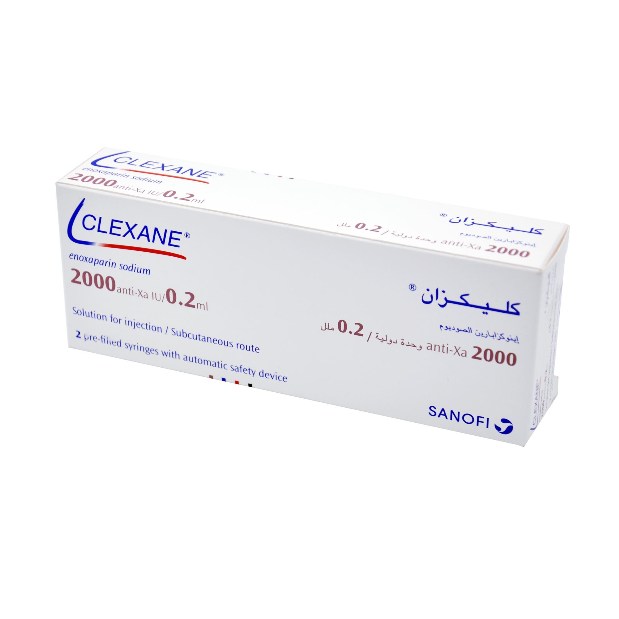 CLEXANE 20 MG 2 PRE FILLED SYRINGES