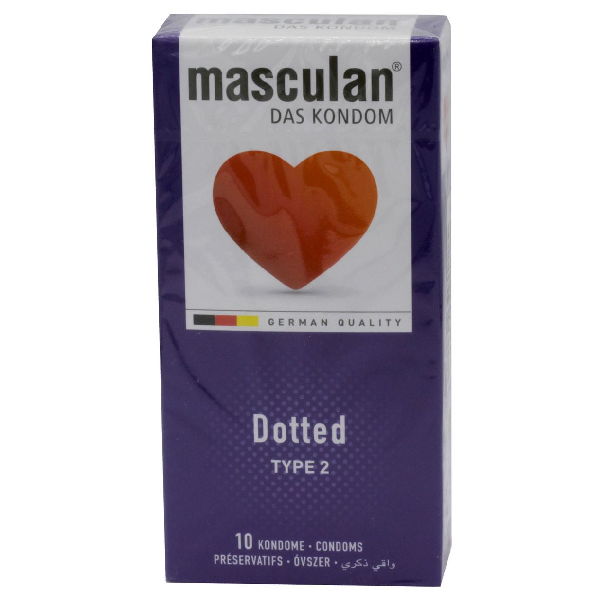 MASCULAN DOTTED 10 CONDOMS