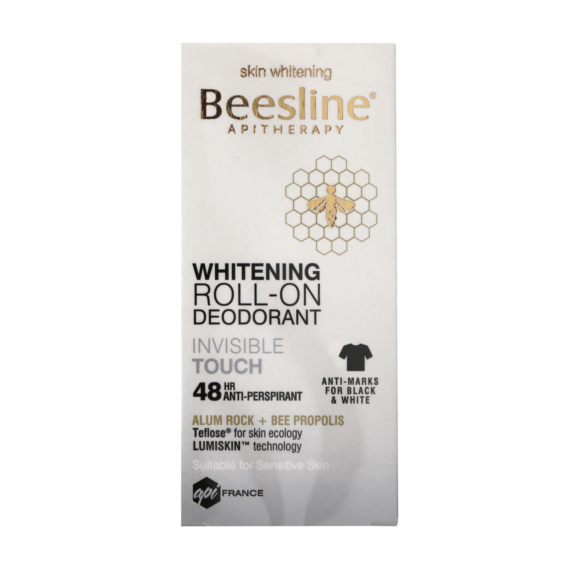 BEESLINE DEODORANT ROLL ON WHITE INVISIBLE TOUCH 50 ML