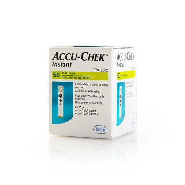 ACCU CHECK INSTANT BLOOD GLUCOSE MONITORING STRIPS 50 PIECES