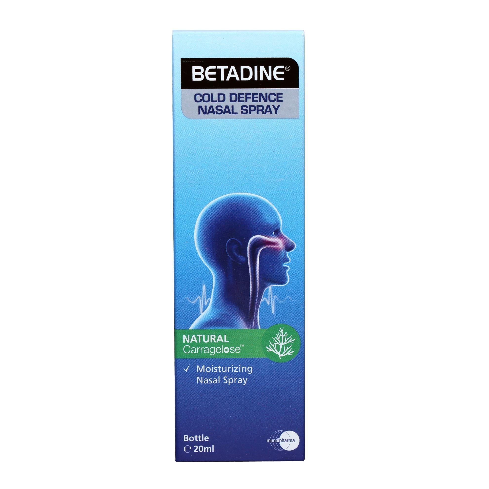 BETADINE COLD DEFENCE ADULTS NASAL SPRAY 20 ML