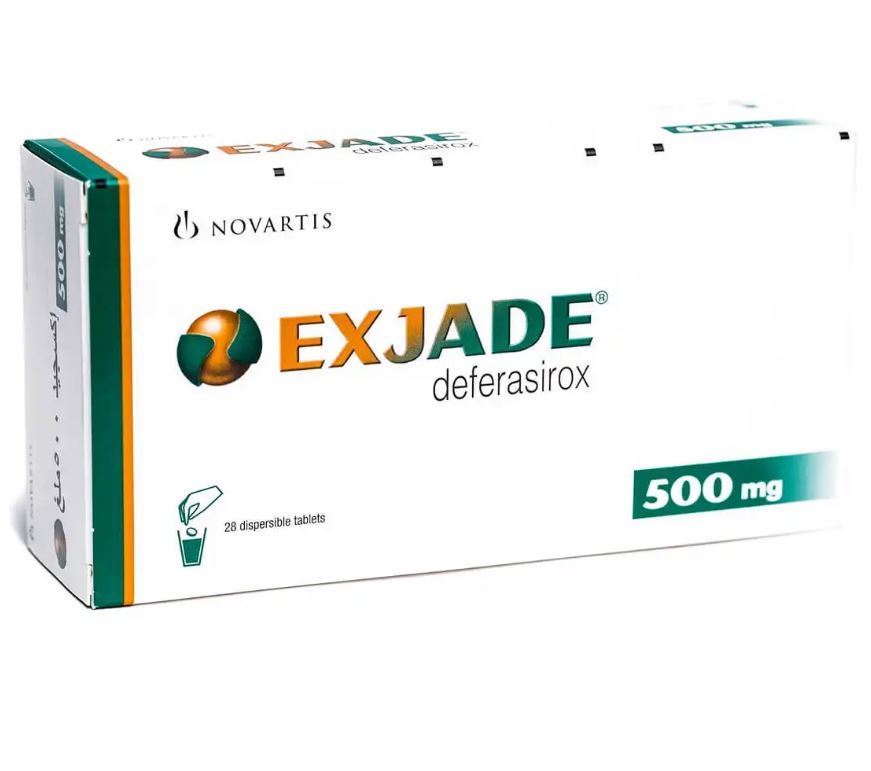 EXJADE 500 MG 28 TABLETS