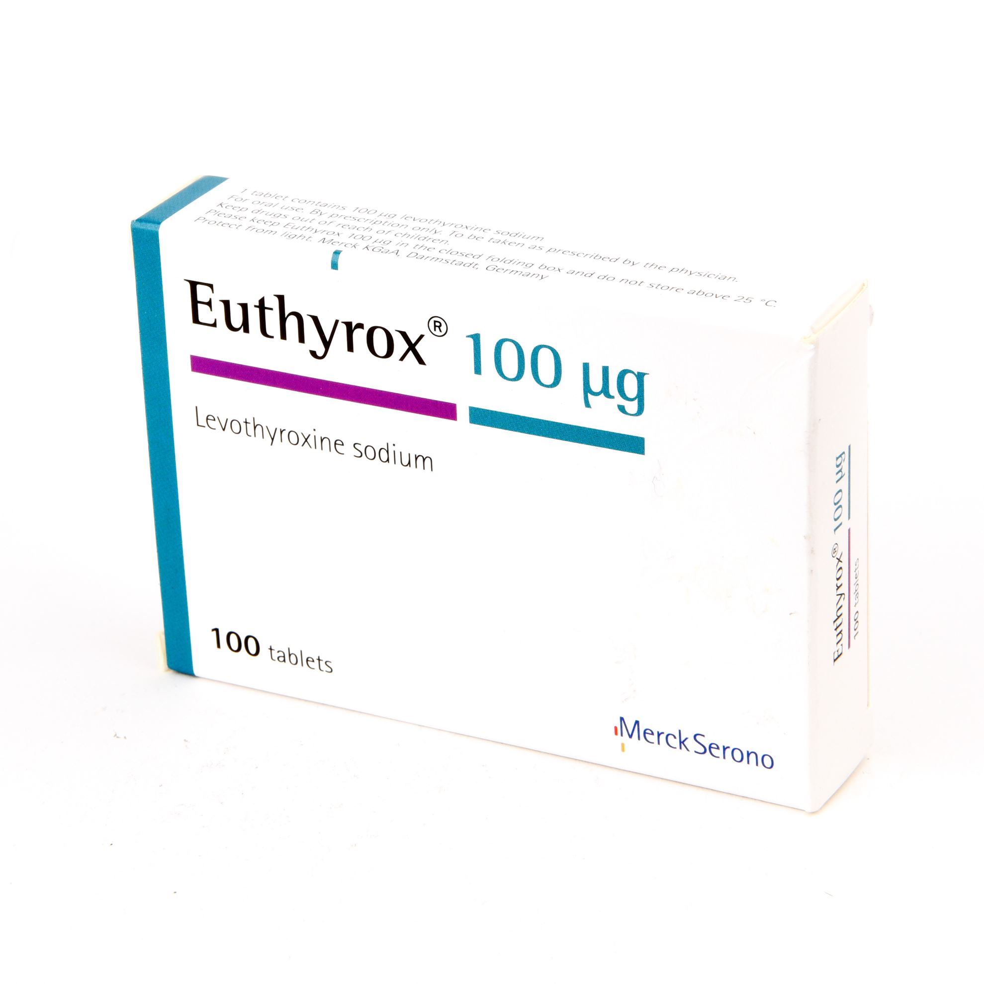 EUTHYROX 100 MCG 100 TABLETS