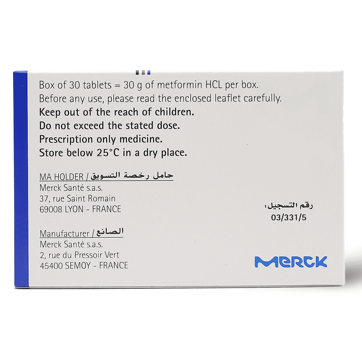 GLUCOPHAGE XR 1000 MG 30 TABLETS