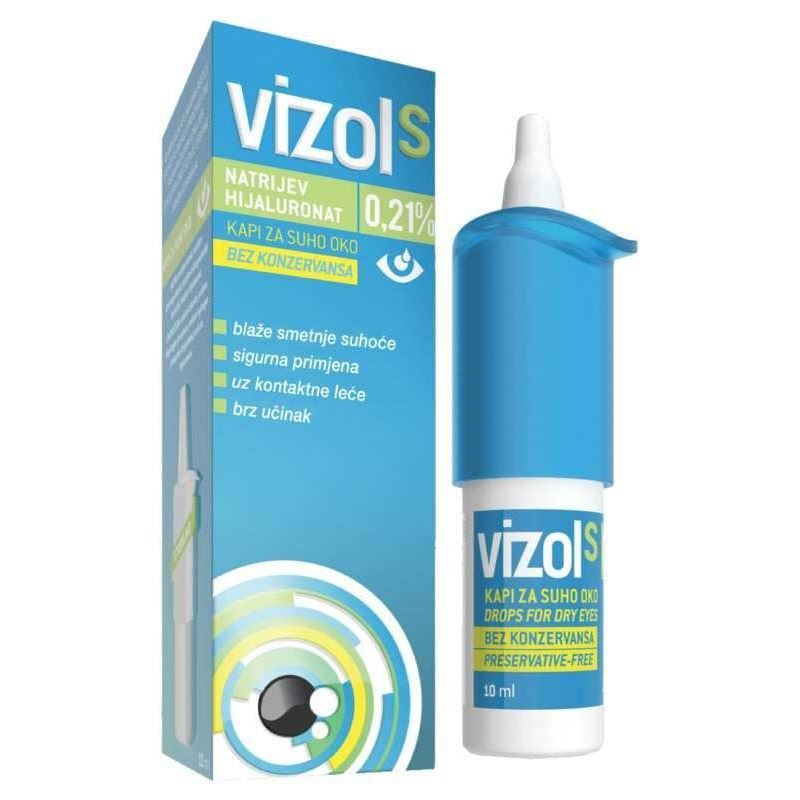 VIZOL S 0.21 % EYE DROPS 10 ML