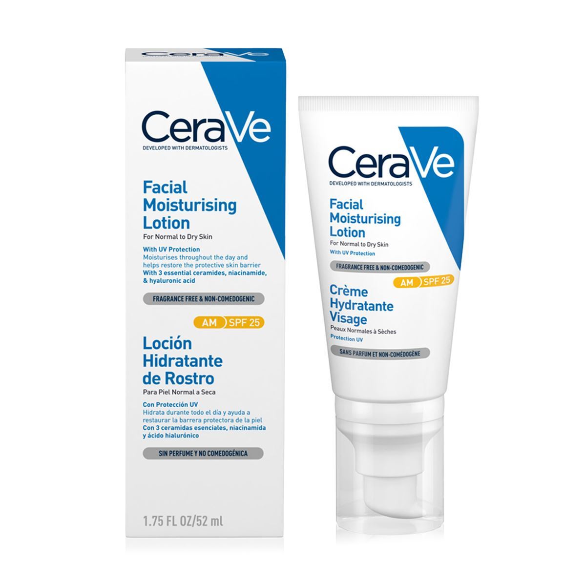 CERAVE AM FACIAL MOISTURIZING LOTION 52 ML