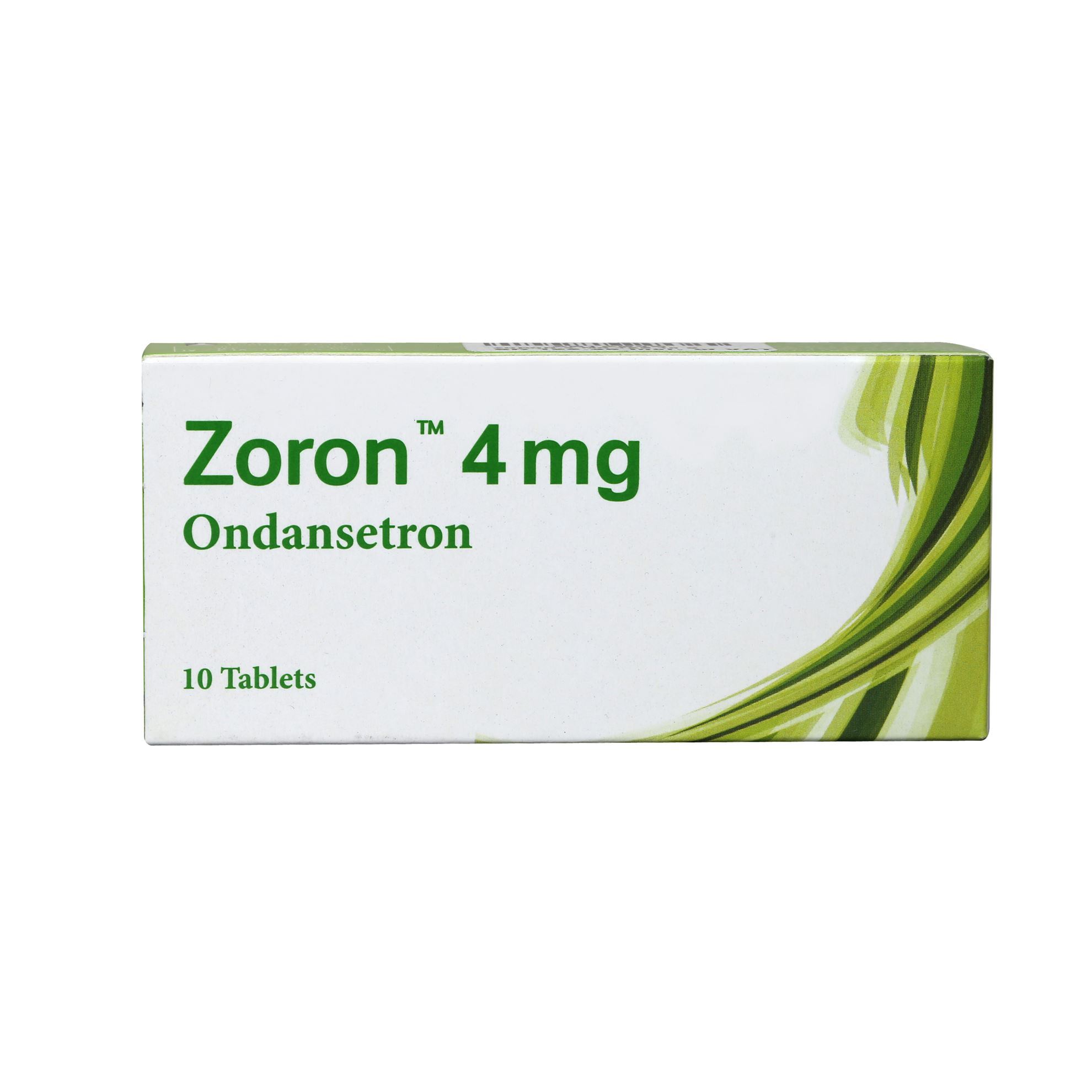 ZORON 4 MG 10 TABLETS