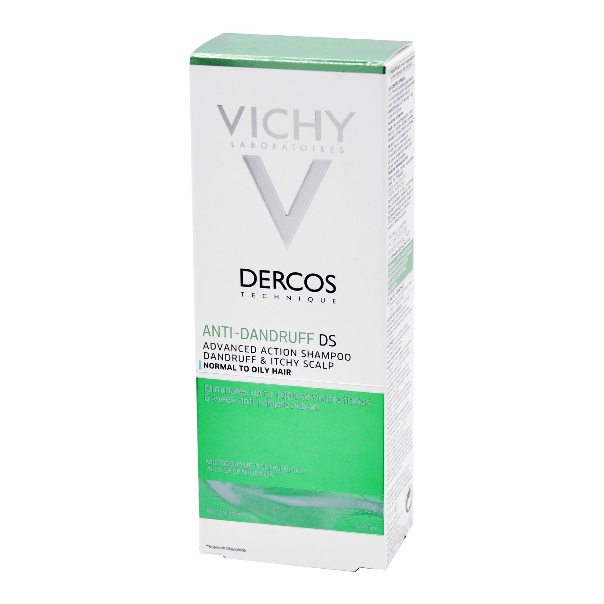 VICHY DERCOS ANTI-DANDRUFF SHAMPOO FOR GREASY AND NORMAL HAIR 200 ML