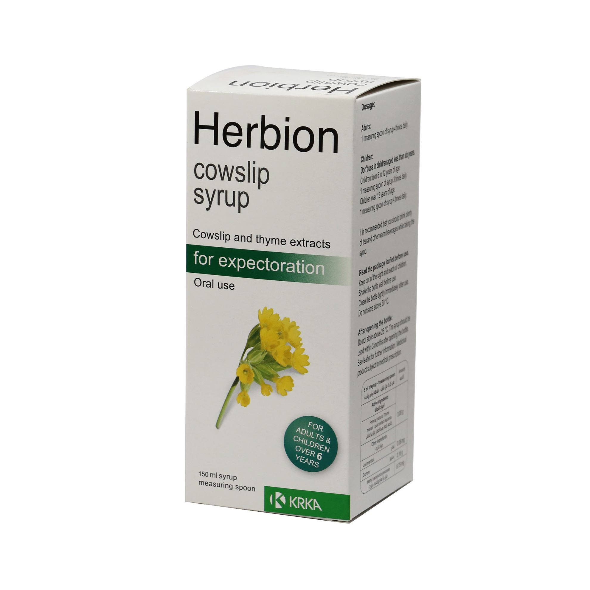 HERBION SYRUP 150 ML