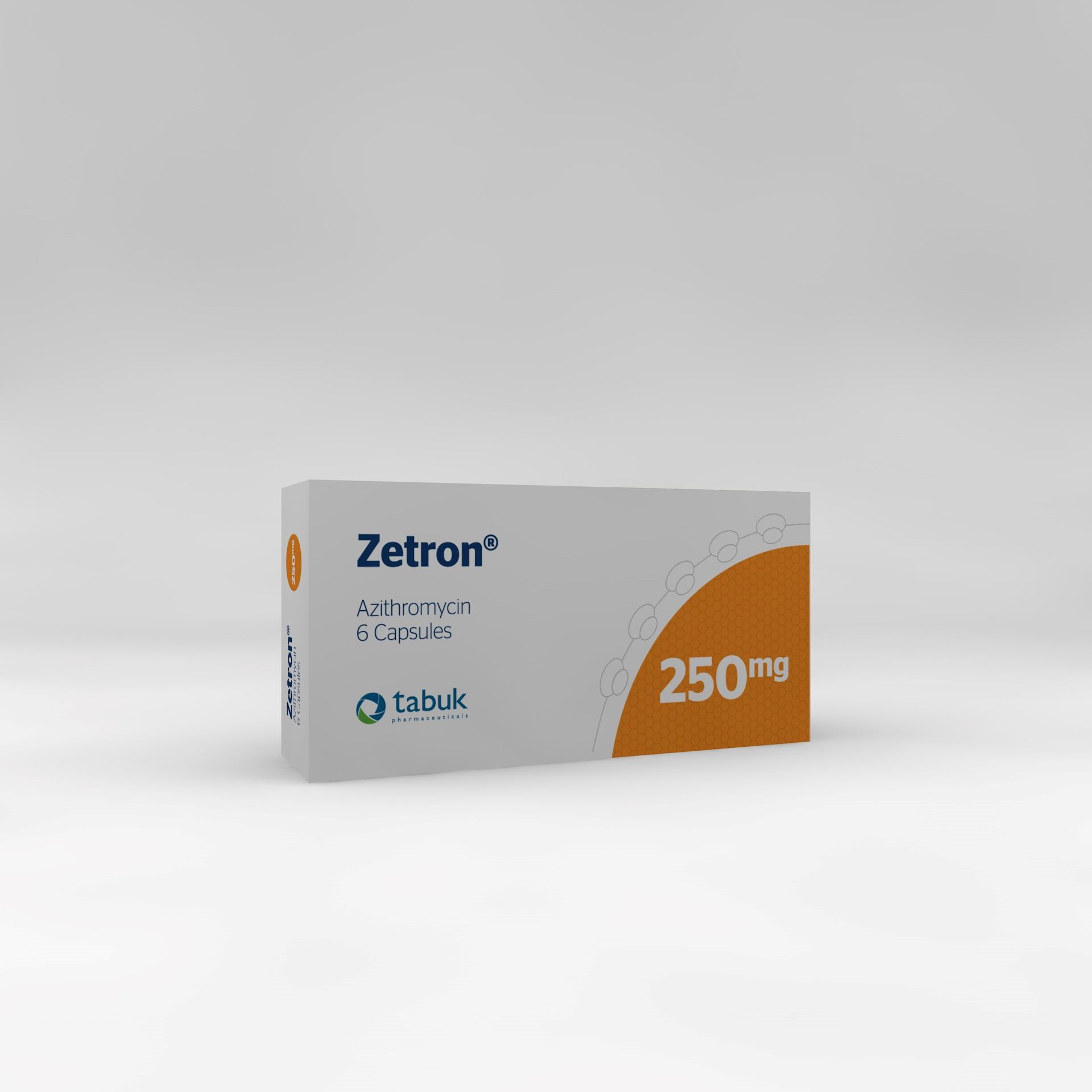 ZETRON 250 MG 6 CAPSULES