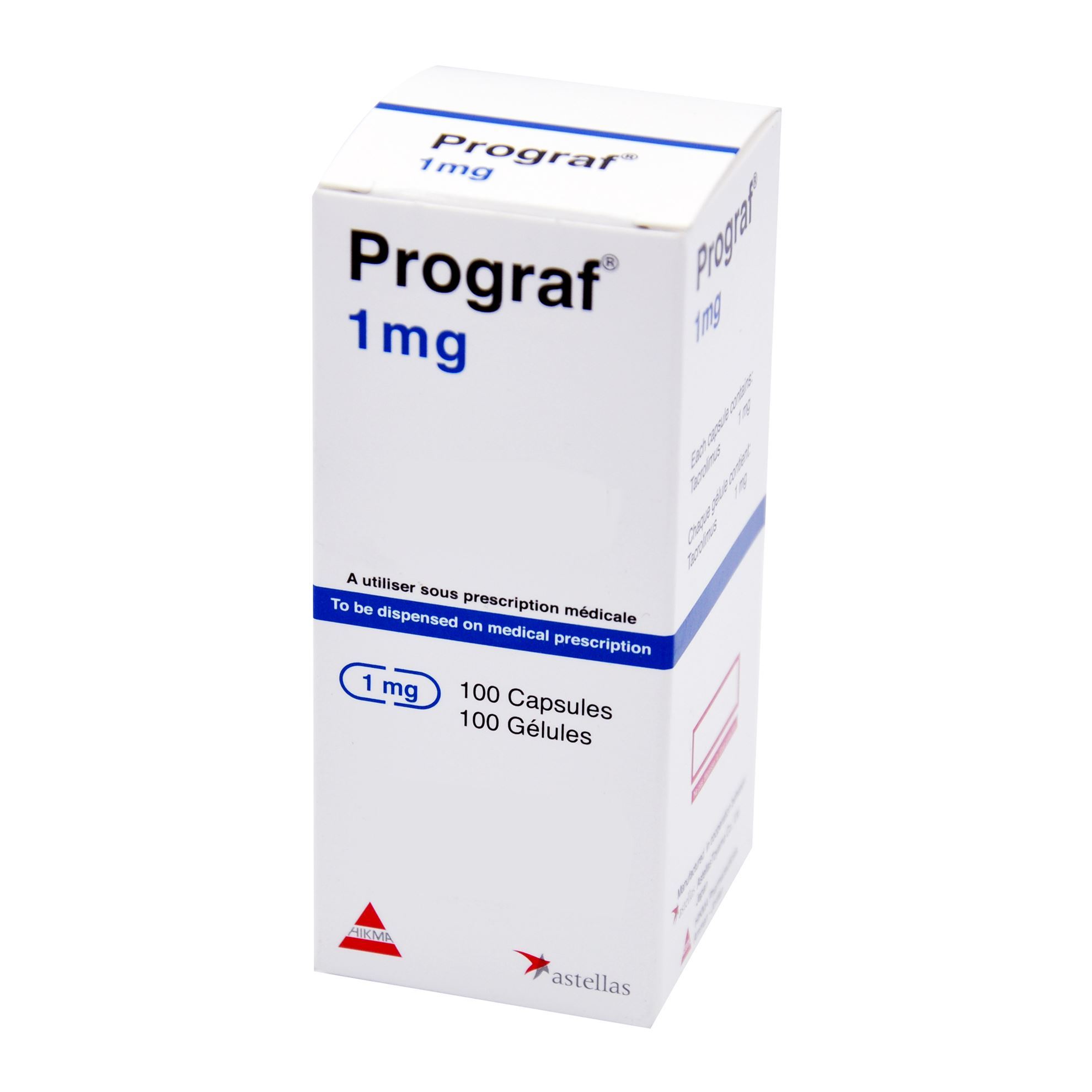 PROGRAF 1 MG 100 CAPSULES