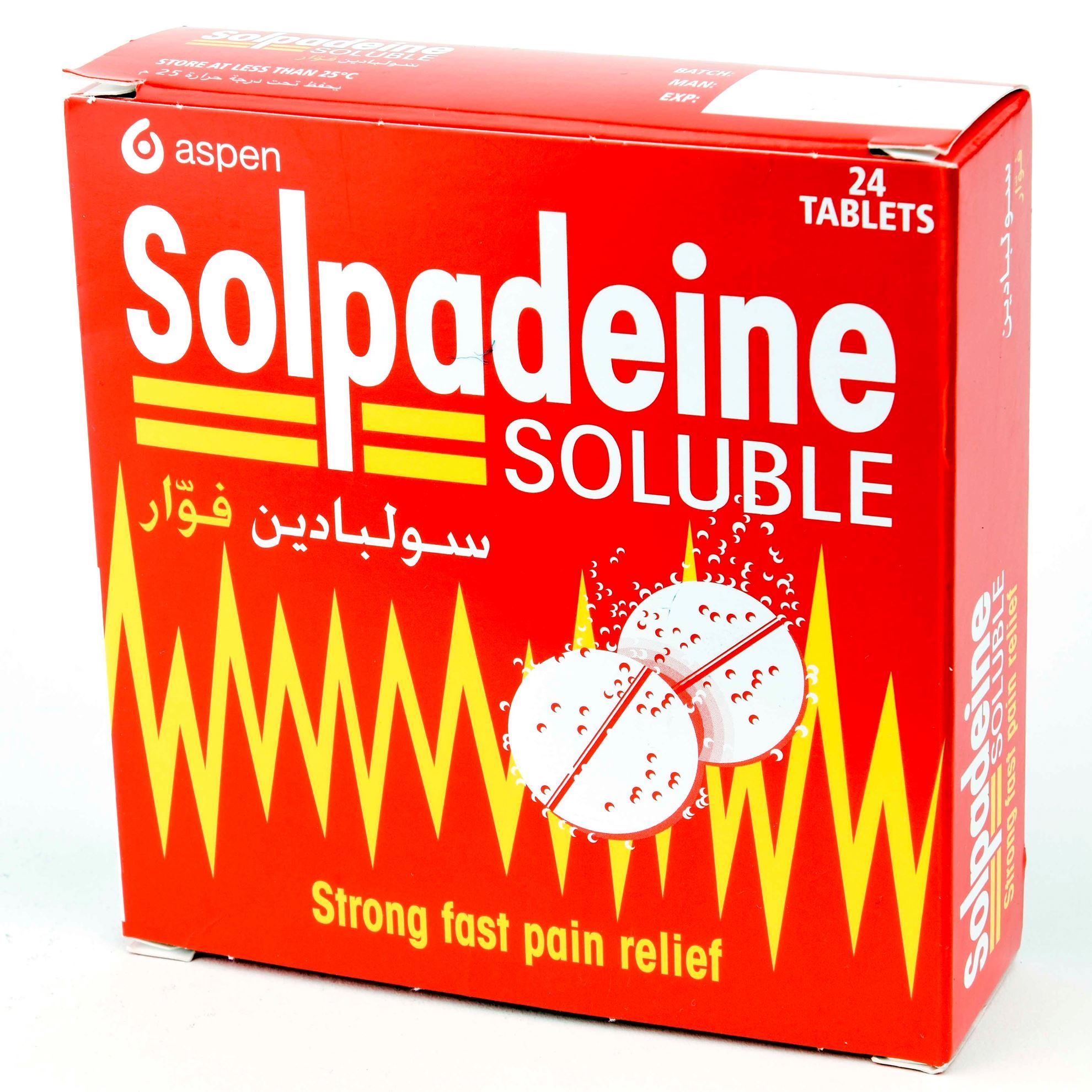 SOLPADEINE 24 EFFERVESCENT TABLETS
