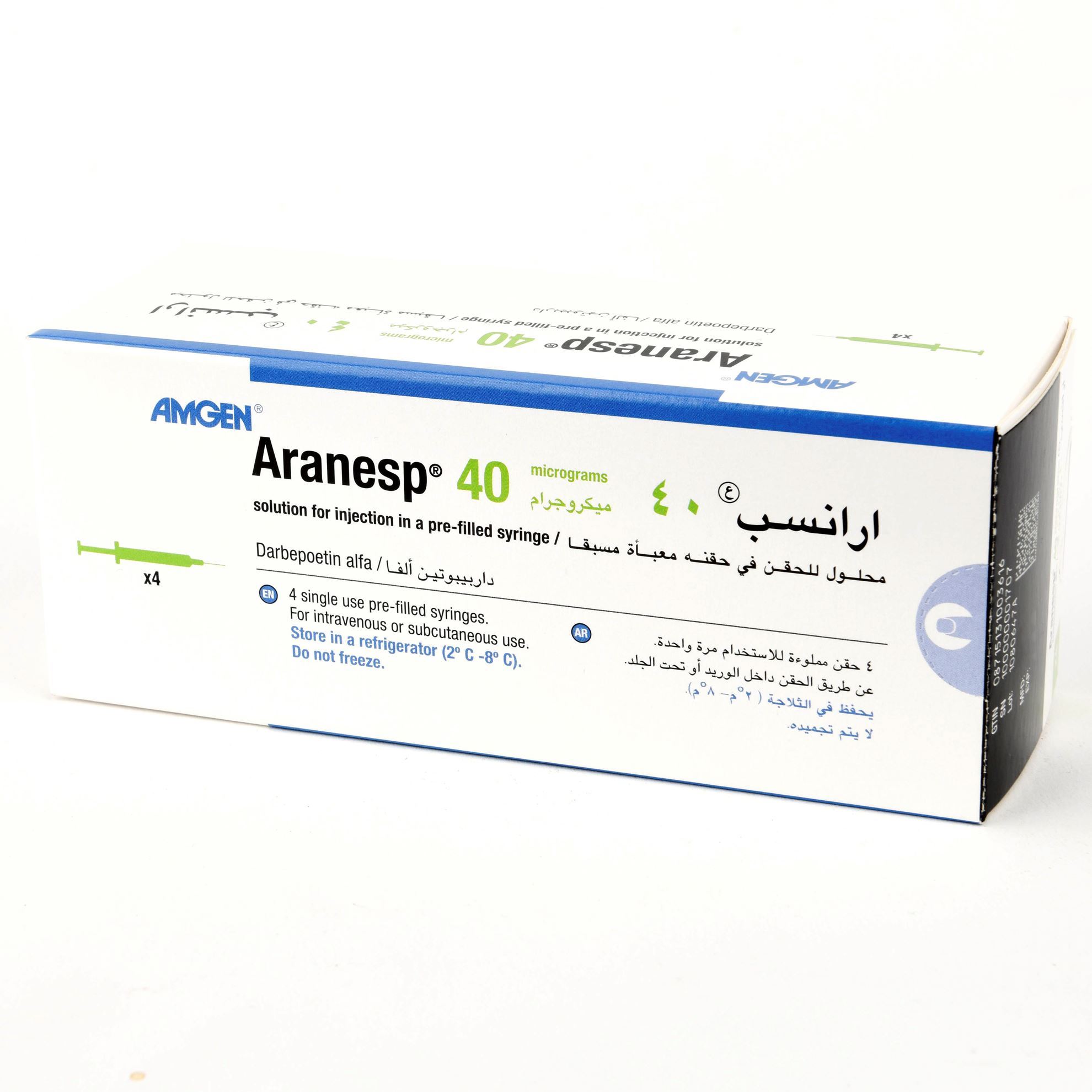 ARANESP 40 MCG 1 PREFILLED SYRINGE