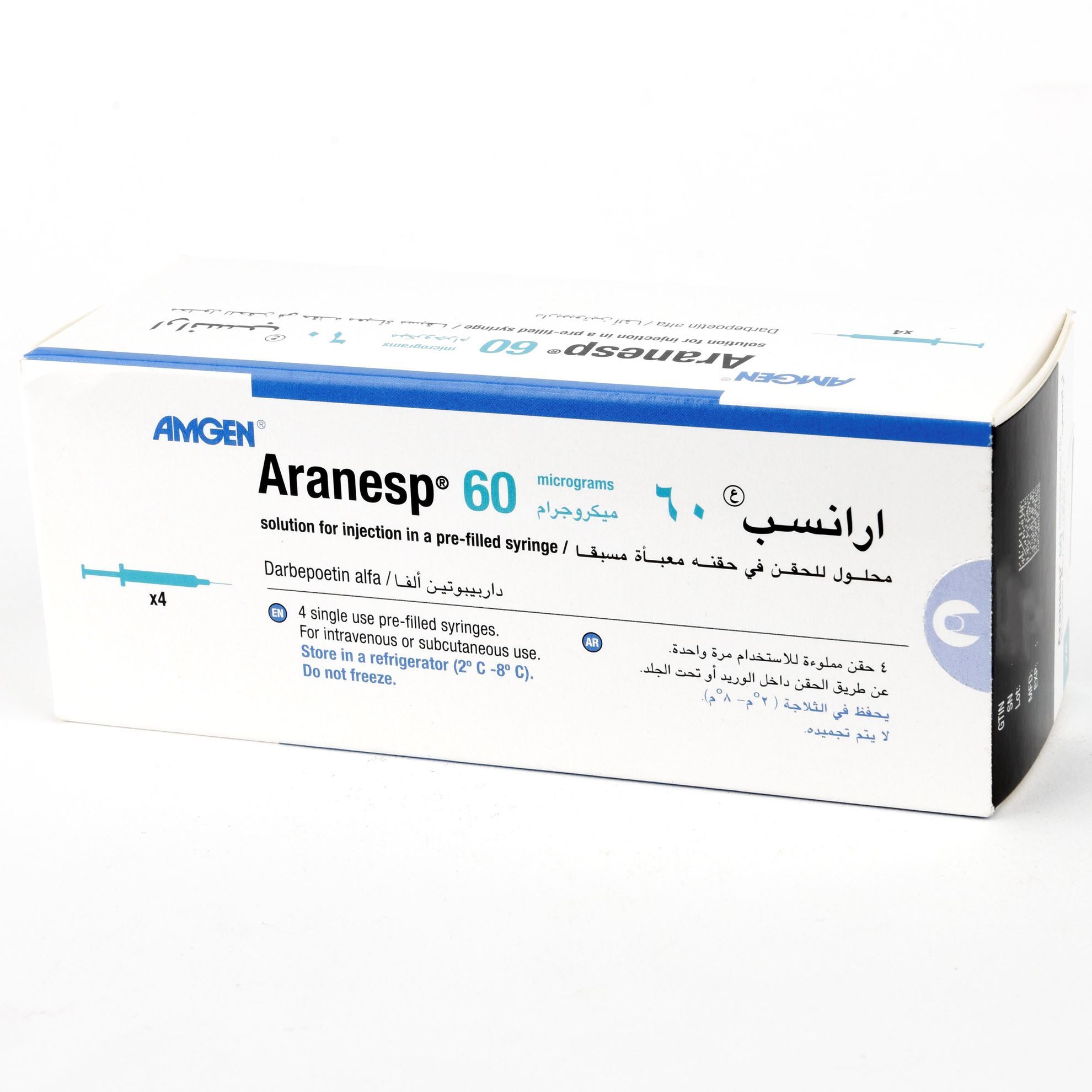 ARANESP 60 MCG 1 PREFILLED SYRINGE