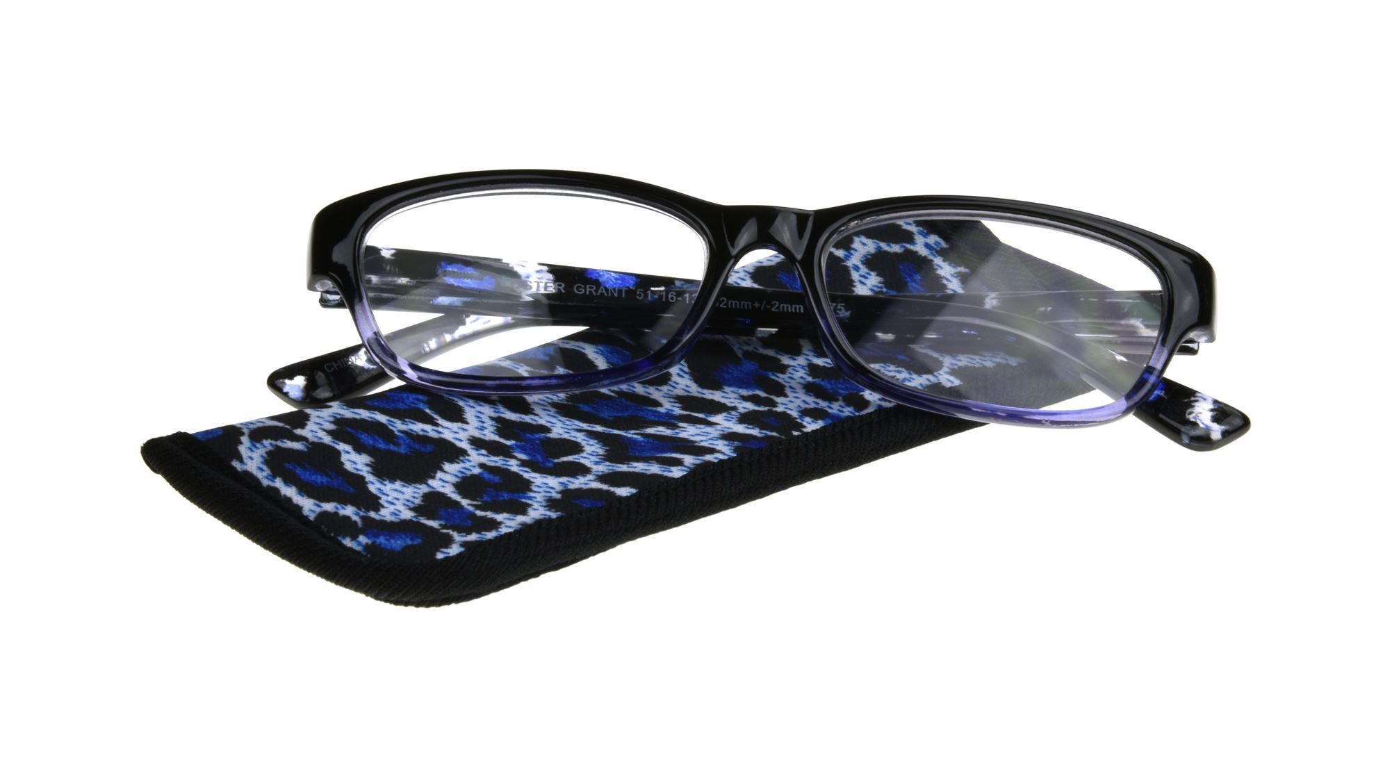 FOSTER GRANT BEATRICE BLUE GLASSES 250.CGU