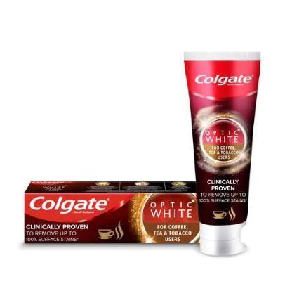 COLGATE TOOTH PASTE OPTIC WHITE FOR COFFEE, TEA, TOBACCO USERS 75 ML