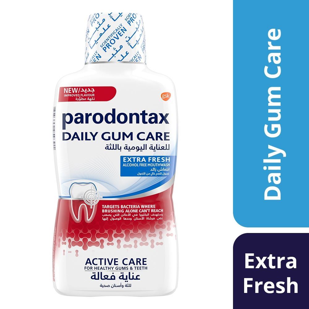 PARODONTAX DAILY GUM CARE EXTRA FRESH MOUTHWASH 500 ML