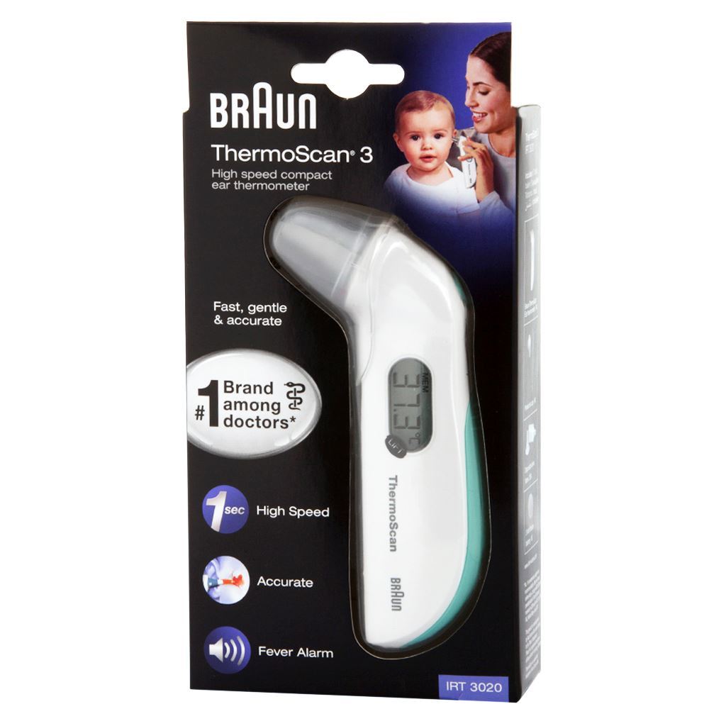 BRAUN  INFRA RED THERMOMETER 3020 THERMOSCAN3 THERMOMETER