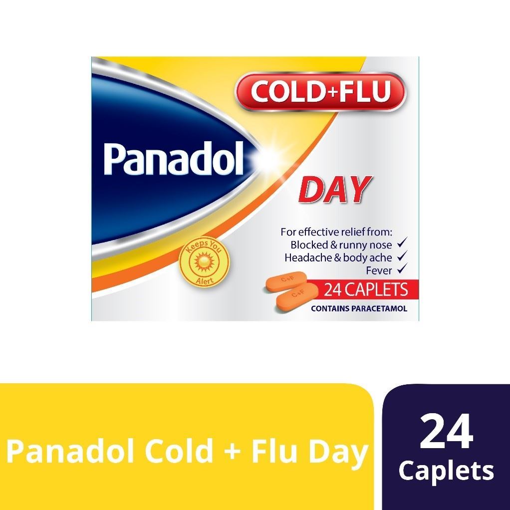 PANADOL COLD + FLU DAY 24 TABLETS