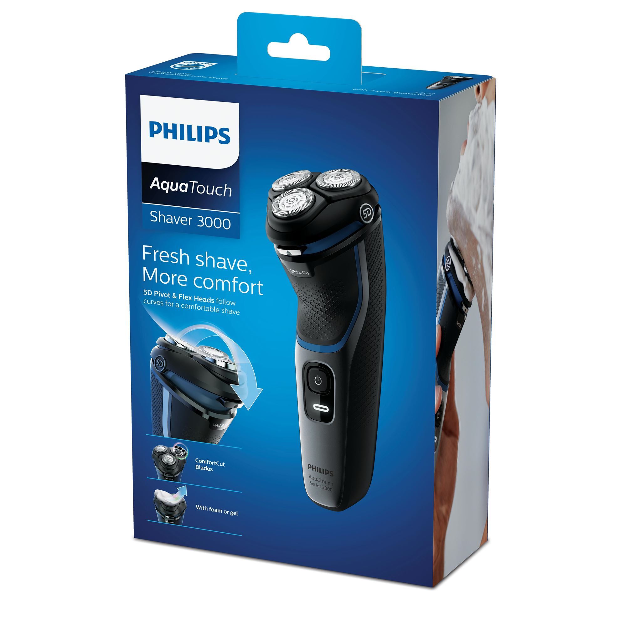 PHILIPS S3122/50 WET OR DRY ELECTRIC SHAVER