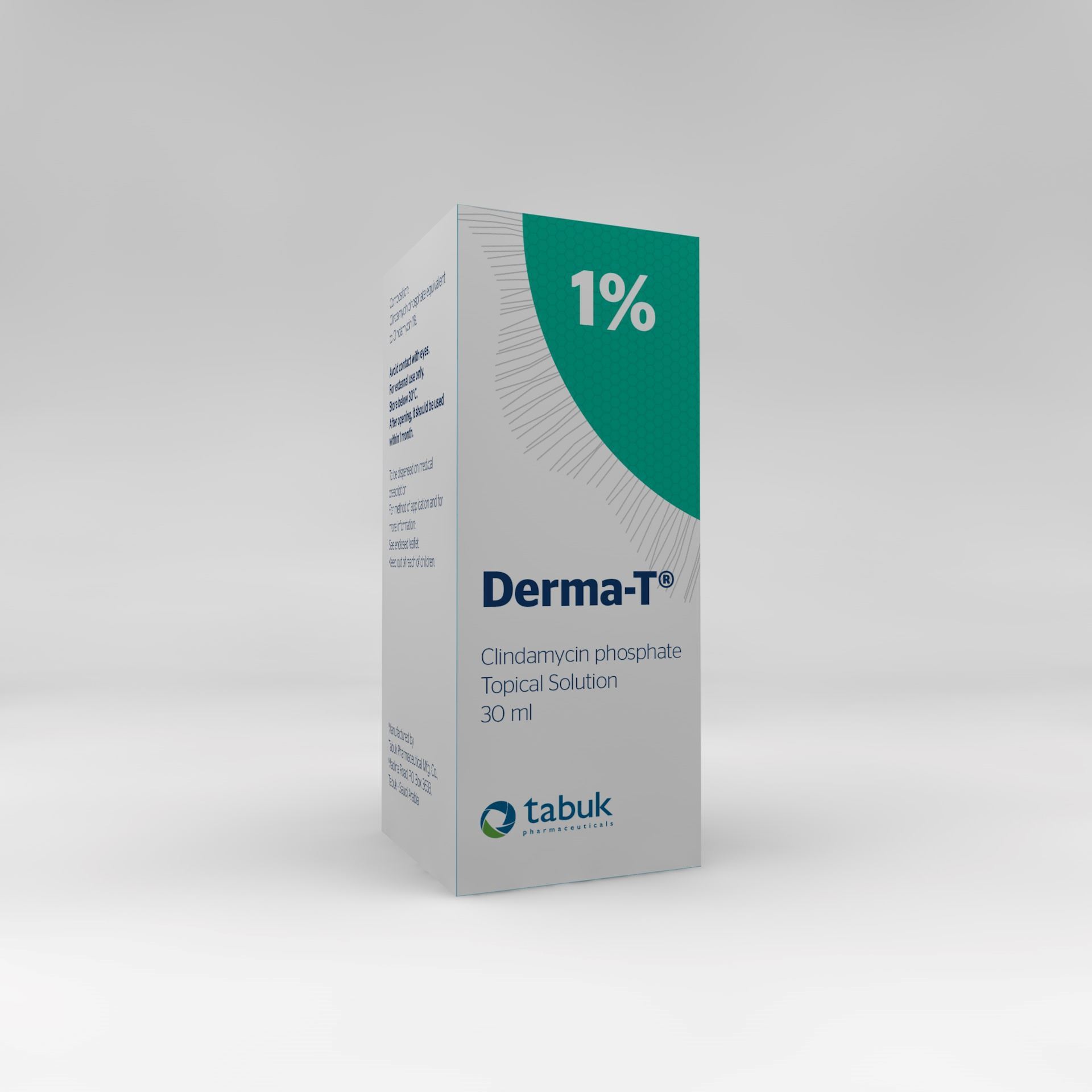 DERMA T 1 % SOLUTION 30 M