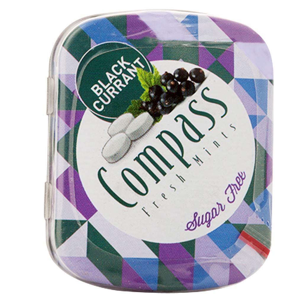 COMPASS BLACK CURRANT FRESH MINTS