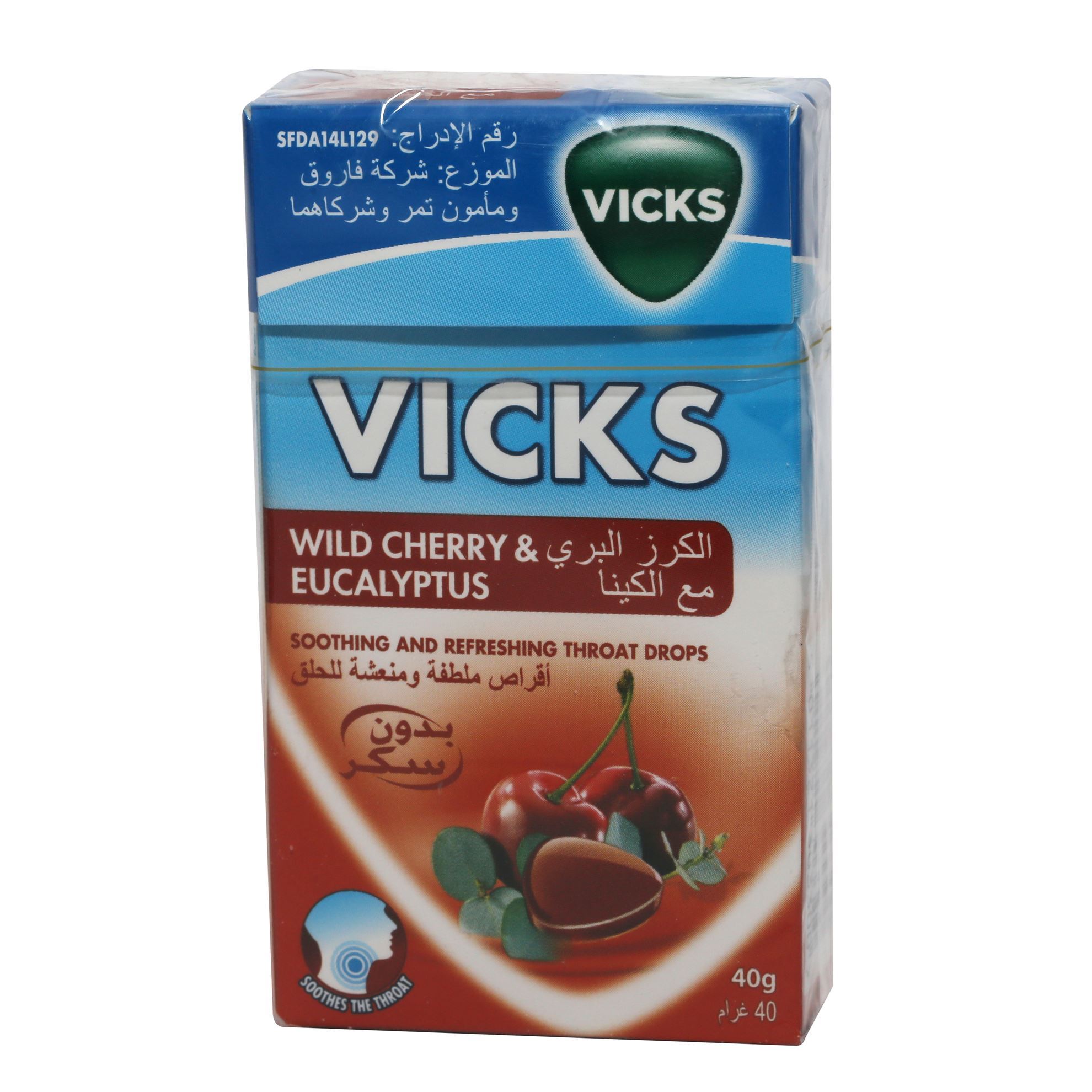 VICKS WILD CHERRY & EUCALYPTUS LOZENGES