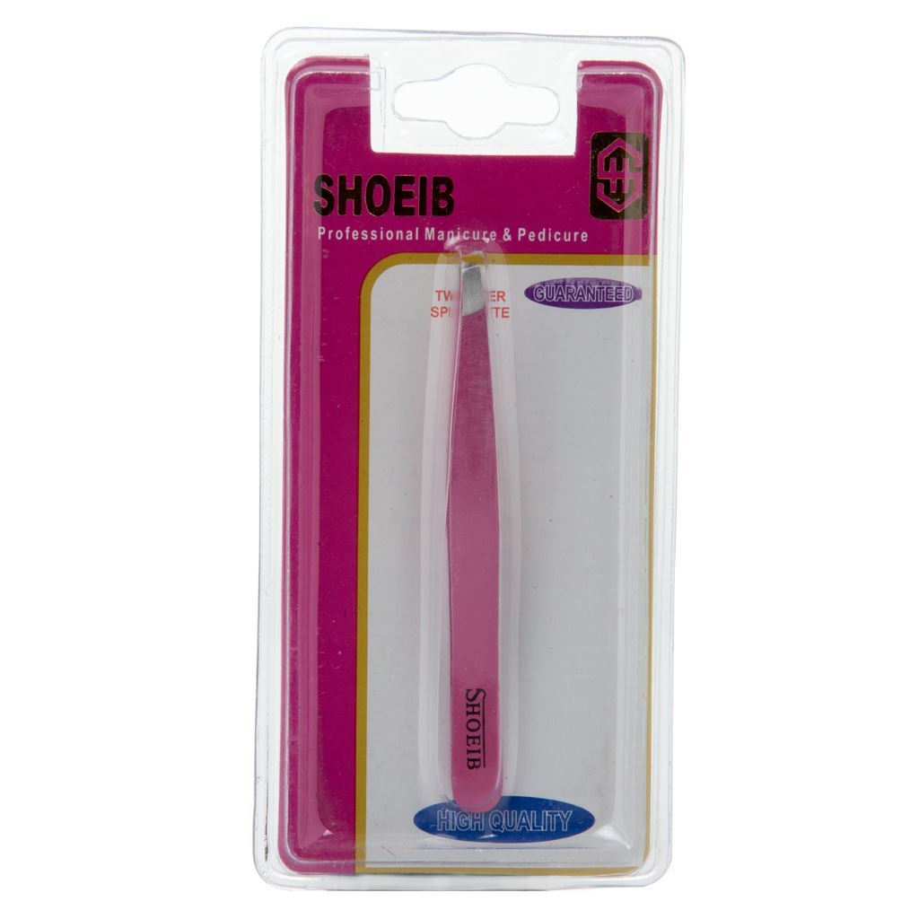 SHOEIB 5017 TWEEZER IN SLANT TIPS PINK COLOR