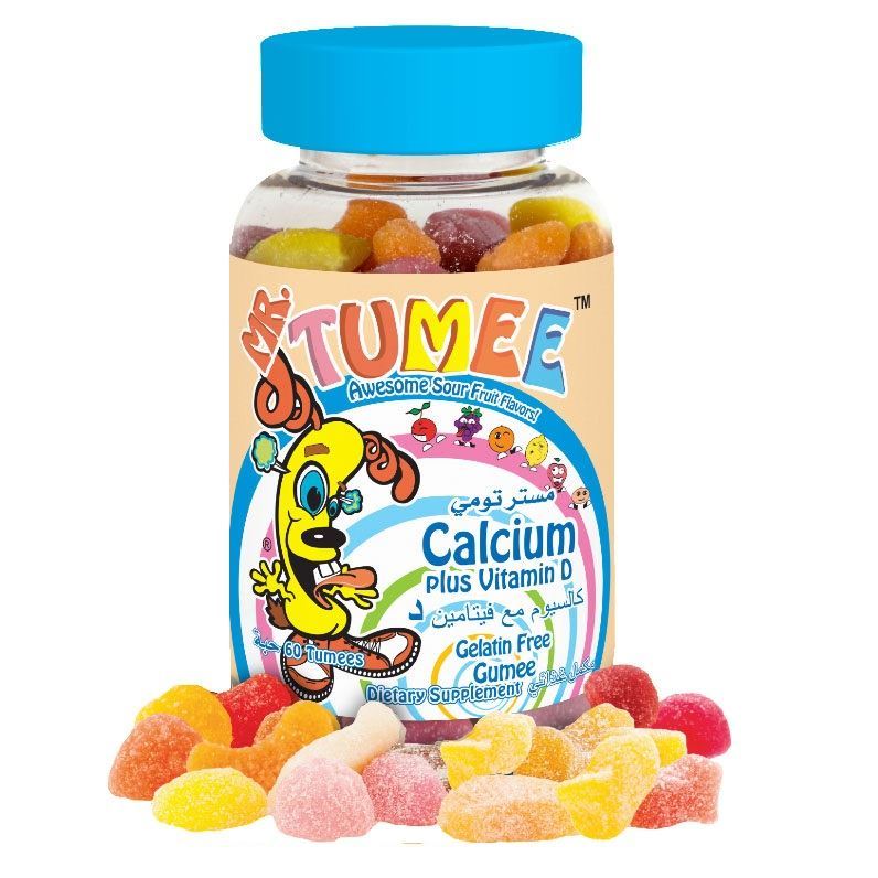 MR.TUMEE CALCIUM + VIT D3 60 CHEWABLE GUMIES