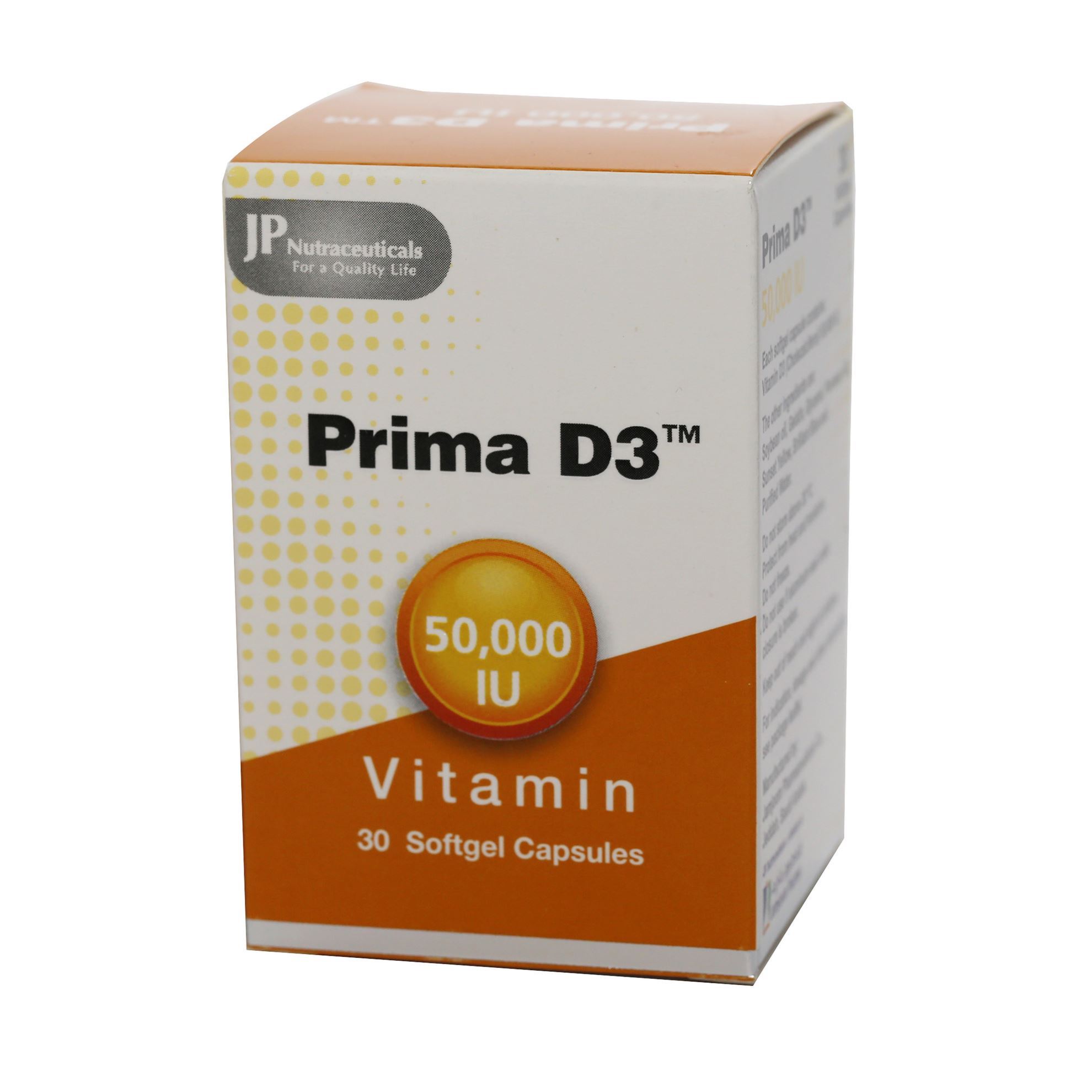 PRIMA D3 50000 IU 30 CAPSULES