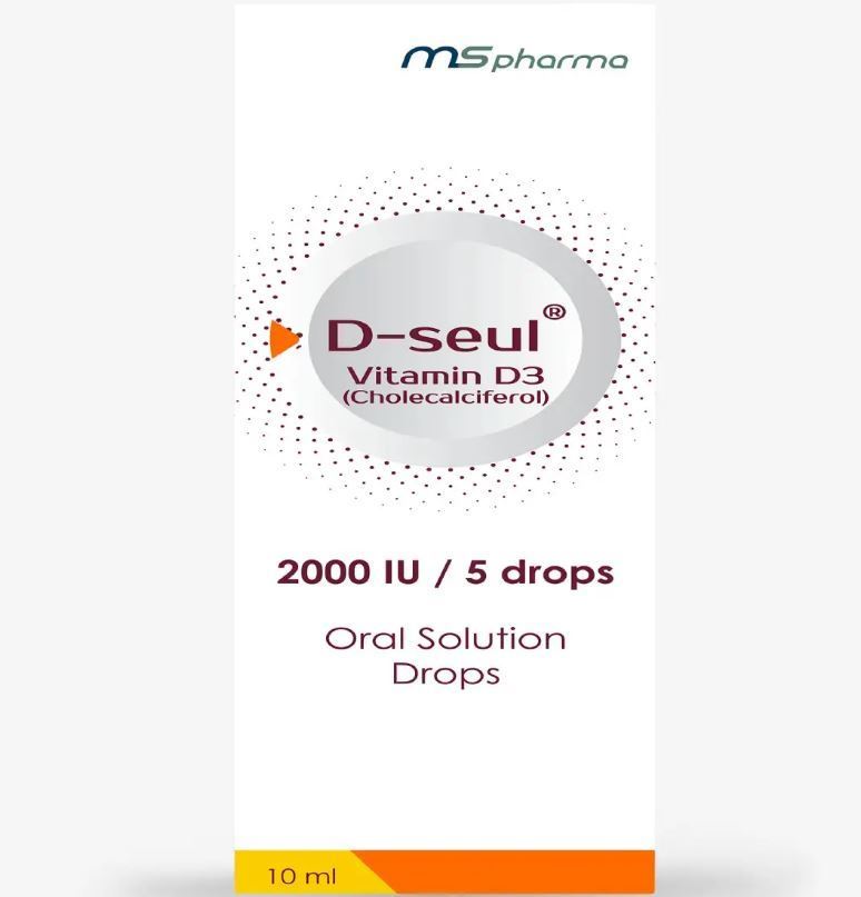 D-SEUL 2000 IU / 5 DROPS, ORAL DROPS 10 ML