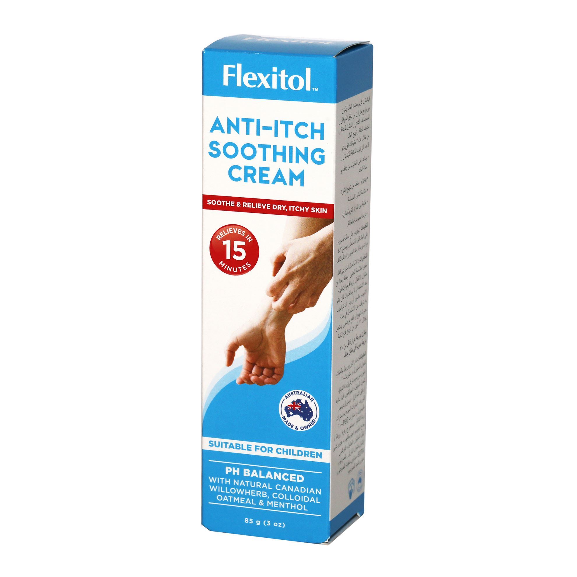 FLEXITOL ANTI ITCH SOOTHING CREAM 85 GM