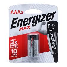 ENERGIZER MAX AAA BATTERY PACK 2 PIECES